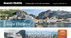 Desktop Screenshot of newellstravel.co.uk