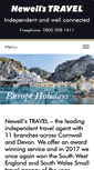 Mobile Screenshot of newellstravel.co.uk