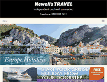 Tablet Screenshot of newellstravel.co.uk